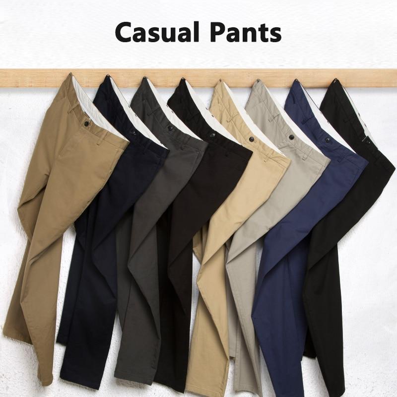 Men Cotton Pants Casual Business Stretch Formal – Kigali, 41% OFF